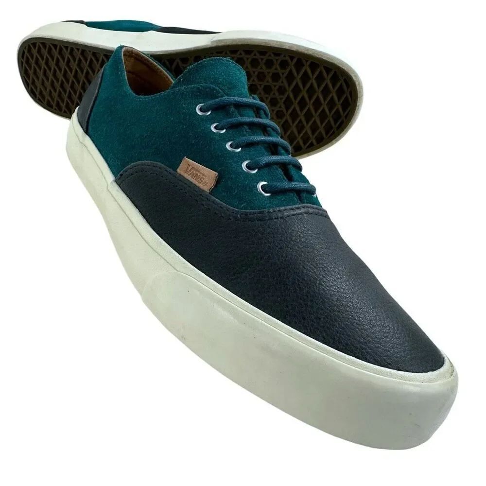 VANS California Era Decon Leather/Suede Lace-up Sneakers 10.5(M) 12(W)